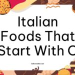 Italian Foods That Start With O