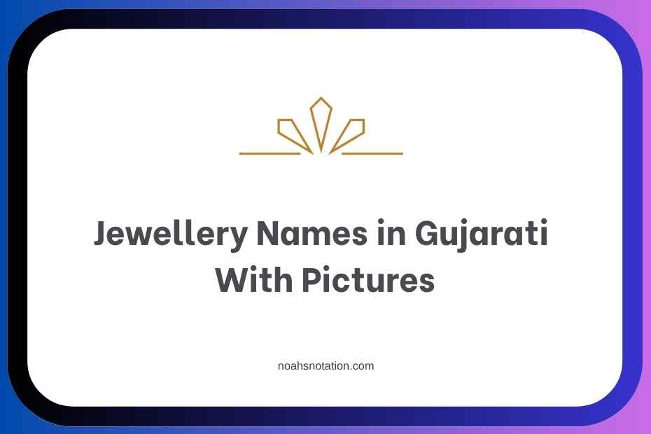 Jewellery Names in Gujarati