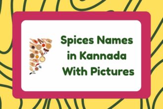 Spices Names in Kannada