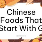 Chinese Foods That Start With G