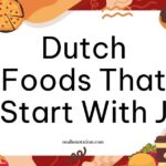 Dutch foods that start with J