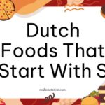 Dutch foods that start with S