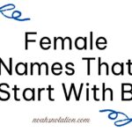 Female Names That Start With B