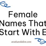 Female Names That Start With E