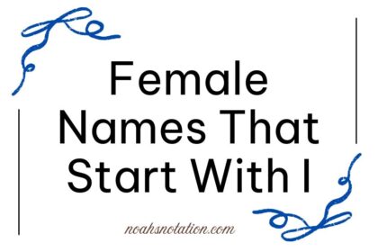 Female Names That Start With I