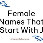 Female Names That Start With J