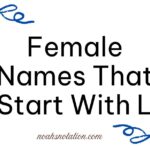 Female Names That Start With L
