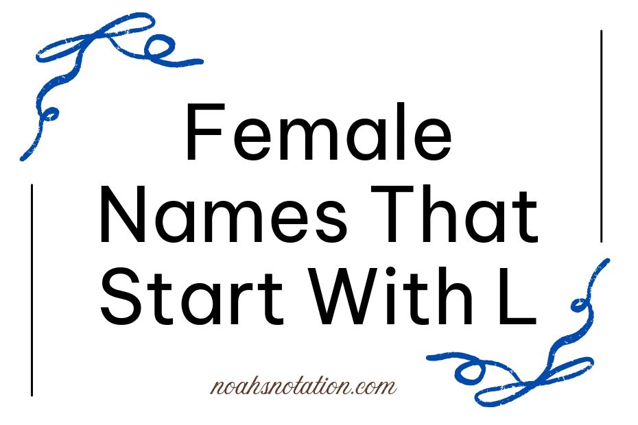 Female Names That Start With L
