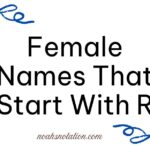 Female Names That Start With R