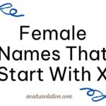 Female Names That Start With X