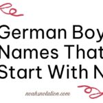 German Boy Names That Start With N