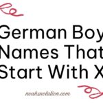 German Boy Names That Start With X