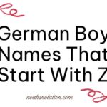 German Boy Names That Start With Z