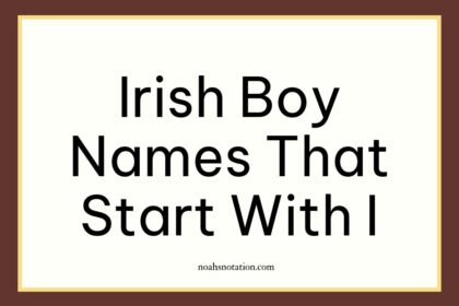 Irish Boy Names That Start With I
