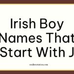 Irish Boy Names That Start With J