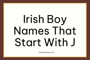 Irish Boy Names That Start With J