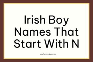 Irish boy names that start with N