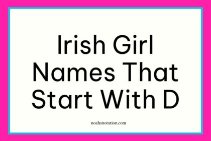 Irish girl names that start with D
