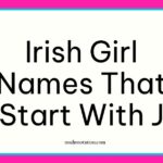 Irish girl names that start with J