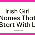 Irish girl names that start with L