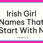 Irish girl names that start with N