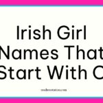 Irish girl names that start with O