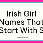 Irish Girl Names That Start With S