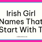 Irish Girl Names That Start With T