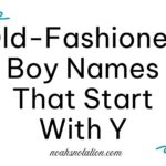 Old-Fashioned Boy Names That Start With Y