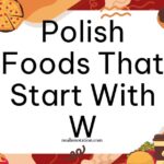 Polish foods that start with W