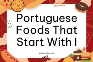 Portuguese foods that start with L