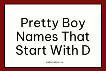 pretty boy names that start with D