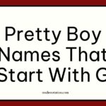 pretty boy names that start with G