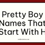 pretty boy names that start with H
