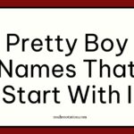 pretty boy names that start with I