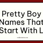 pretty boy names that start with L