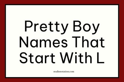 pretty boy names that start with L