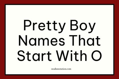 pretty boy names that start with O