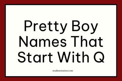 pretty boy names that start with Q