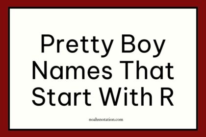 pretty boy names that start with R