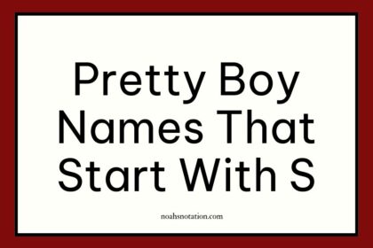 pretty boy names that start with S