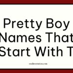 pretty boy names that start with T
