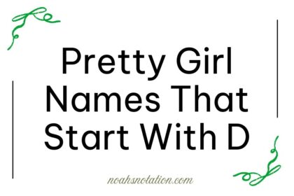 pretty girl names that start with D