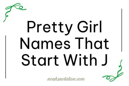 pretty girl names that start with J