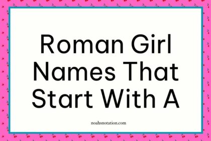 Roman girl names that start with A
