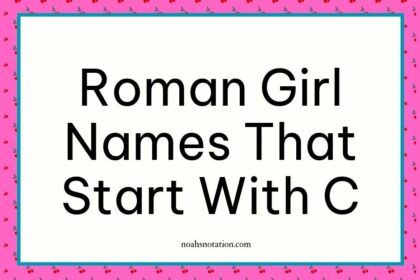 Roman girl names that start with C