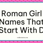 Roman girl names that start with D