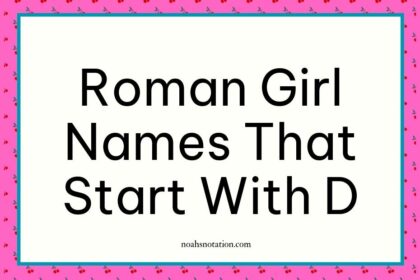 Roman girl names that start with D