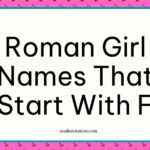 Roman girl names that start with F