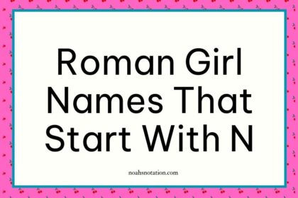 Roman girl names that start with N